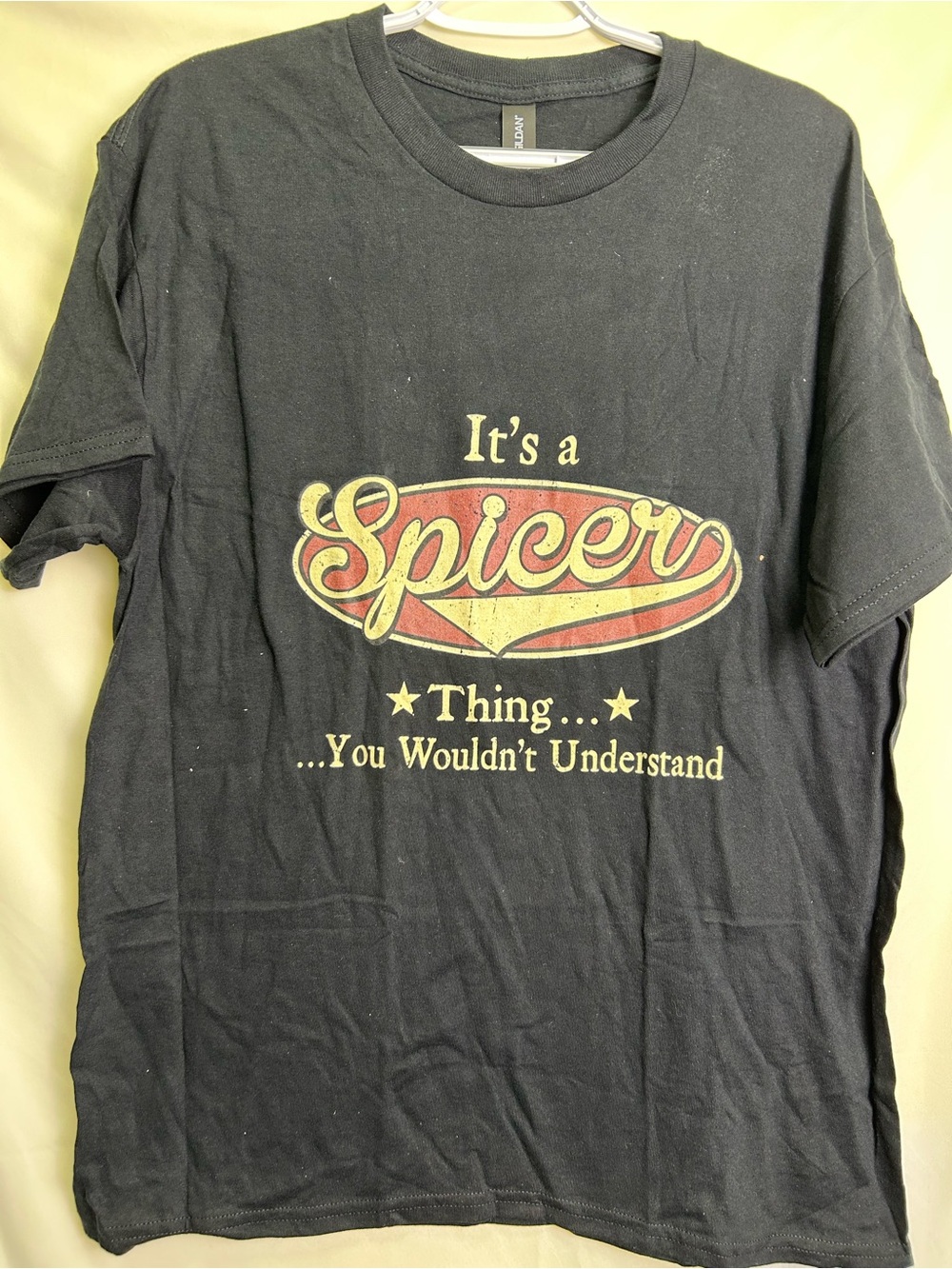 Black 'It's a Spicer Thing' Graphic Tee